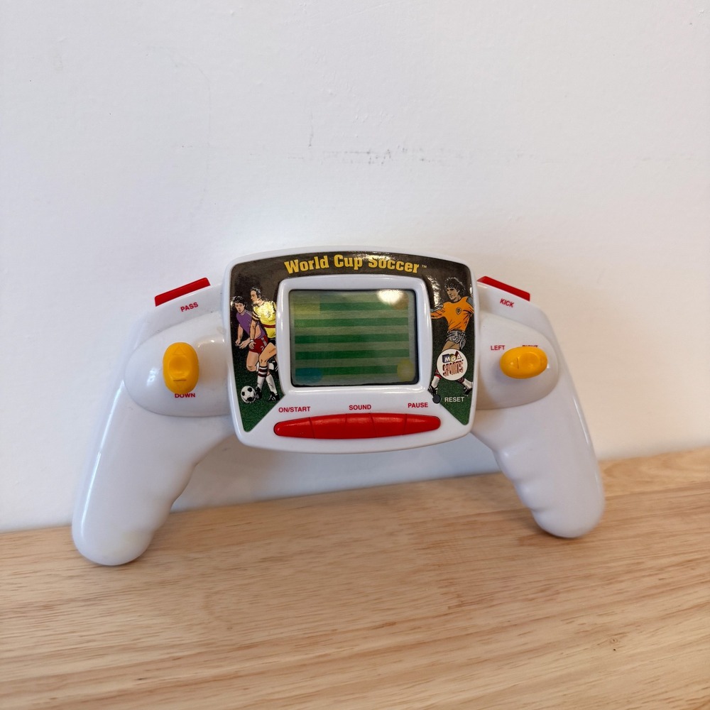 1998 MGA Sports World Cup Soccer Handheld LCD Game